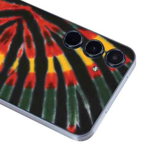Liquid Blue Tie Dye - Rasta Galaxy A35 5G Skin